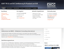 Tablet Screenshot of emcc-group.de